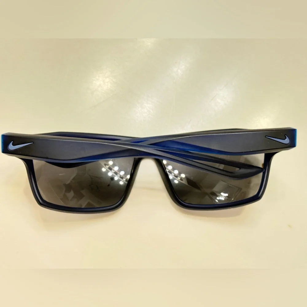 BADASS Nike Legend Sunglasses in Obsidian Blue Frames & Ocean Fog Gray Lenses - Picture 11 of 12